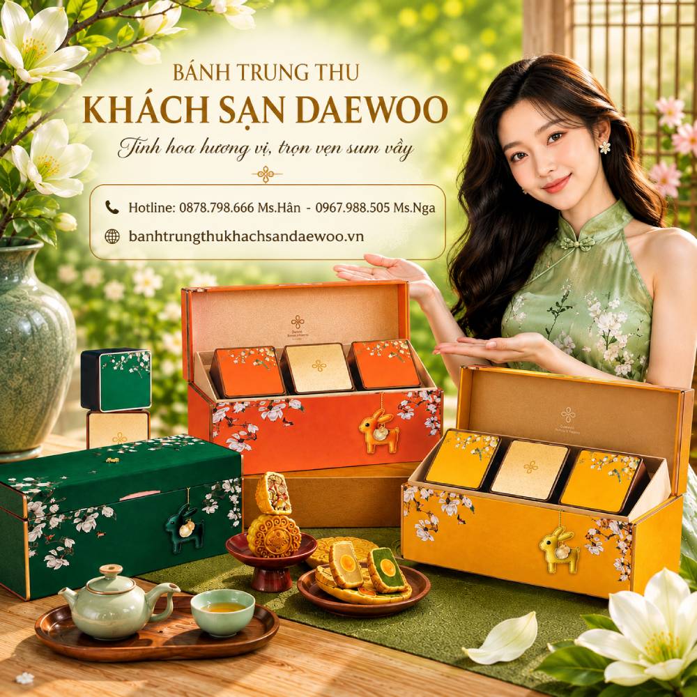 bánh trung thu khách sạn Daewoo