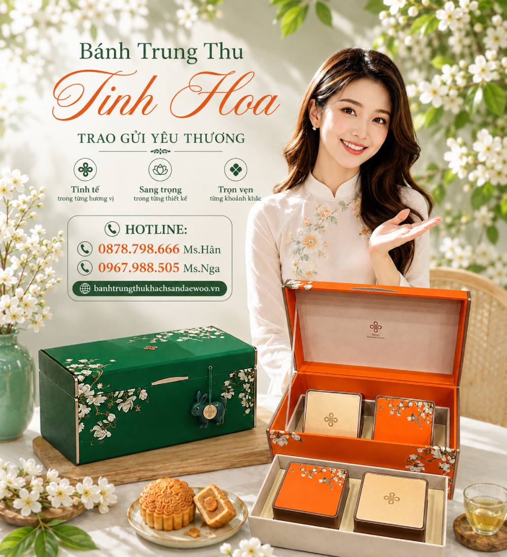 bánh trung thu khách sạn Daewoo