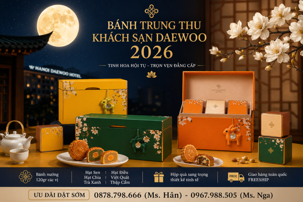 Bánh Trung Thu Daewoo Hotel bánh trung thu khách sạn Daewoo